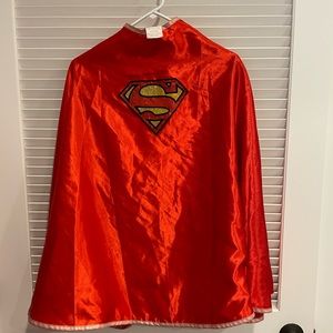 Supergirl cape, youth large/woman’s xs